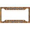 Tribal Ribbons License Plate Frame - Style A