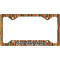 Tribal Ribbons License Plate Frame - Style C