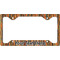 Tribal Ribbons License Plate Frame - Style C (Personalized)