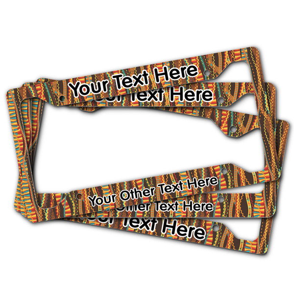 Tribal Ribbons License Plate Frames - (PARENT MAIN)