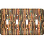 Tribal Ribbons Light Switch Cover (4 Toggle Plate)
