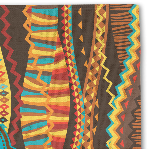 Tribal Ribbons Linen Placemat - DETAIL