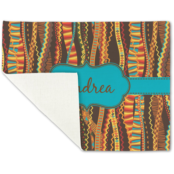 Tribal Ribbons Linen Placemat - Folded Corner (single side)