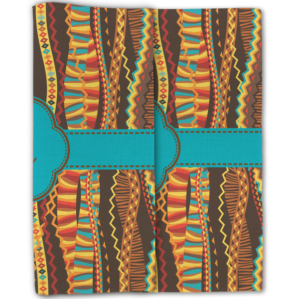 Tribal Ribbons Linen Placemat - Folded Half (double sided)