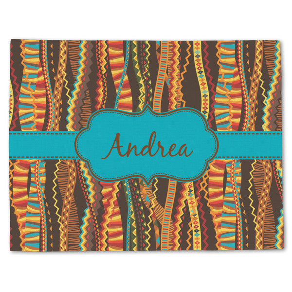 Tribal Ribbons Linen Placemat - Front