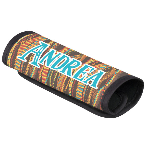 Custom Tribal Ribbons Luggage Handle Cover (Personalized)