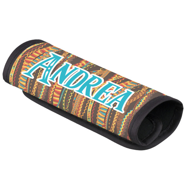 Custom Tribal Ribbons Luggage Handle Cover (Personalized)