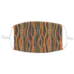 Tribal Ribbons Adult Cloth Face Mask - XLarge