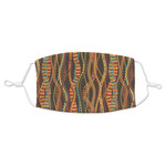 Tribal Ribbons Adult Cloth Face Mask