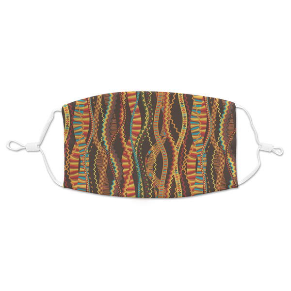 Custom Tribal Ribbons Adult Cloth Face Mask - Standard