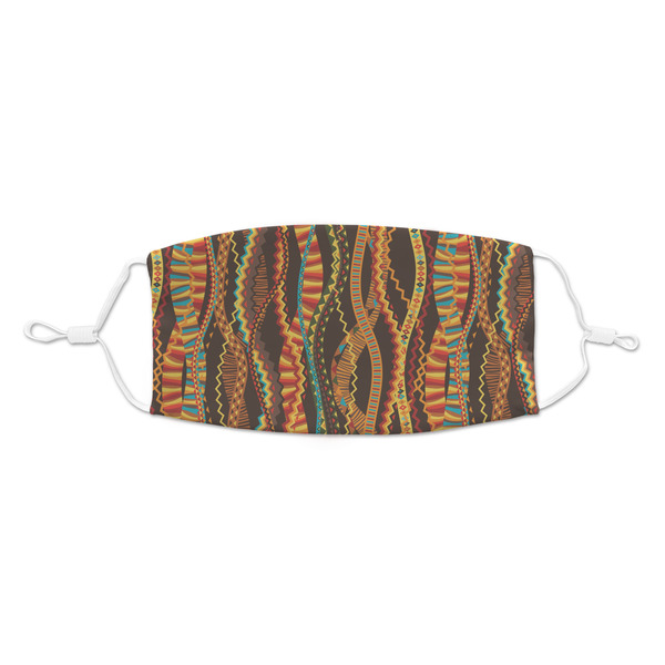 Custom Tribal Ribbons Kid's Cloth Face Mask