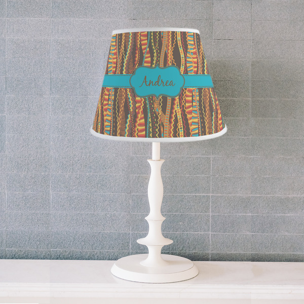 Tribal Ribbons Poly Film Empire Lampshade - Lifestyle