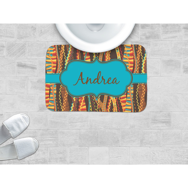 Tribal Ribbons Memory Foam Bath Mat - LIFESTYLE