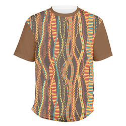 Tribal Ribbons Men's Crew T-Shirt - Medium