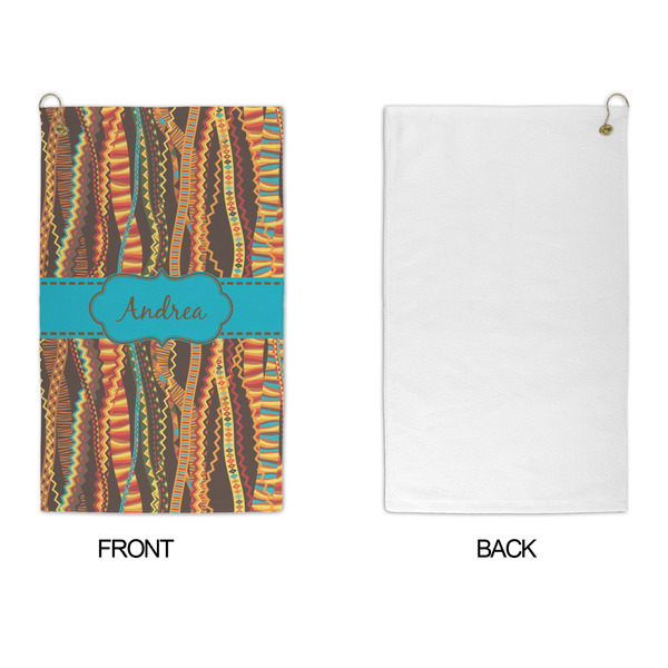 Tribal Ribbons Microfiber Golf Towels - APPROVAL
