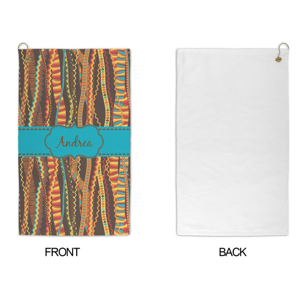 Tribal Ribbons Microfiber Golf Towels - APPROVAL