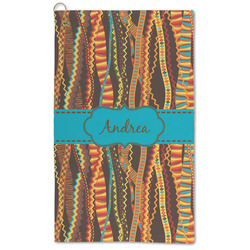 Tribal Ribbons Microfiber Golf Towel (Personalized)