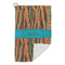 Tribal Ribbons Microfiber Golf Towels Small - FRONT FOLDED