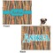 Tribal Ribbons Microfleece Dog Blanket - Large- Front & Back