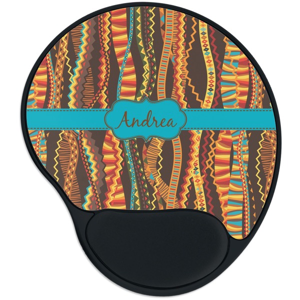 Custom Tribal Ribbons Mouse Pad with Wrist Support