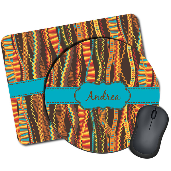 Custom Tribal Ribbons Mouse Pad (Personalized)