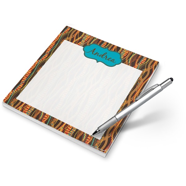 Custom Tribal Ribbons Notepad (Personalized)