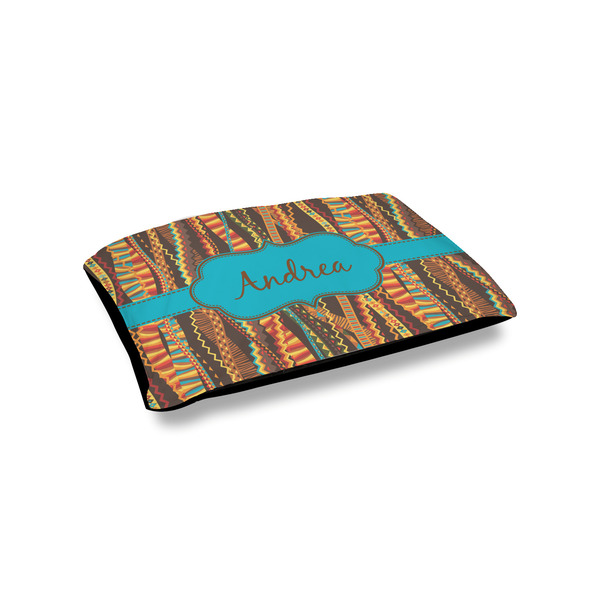 Custom Tribal Ribbons Outdoor Dog Bed - Small (Personalized)