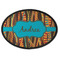 Tribal Ribbons Oval Patch