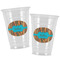 Tribal Ribbons Party Cups - 16oz - Alt View
