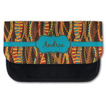 Tribal Ribbons Canvas Pencil Case w/ Name or Text