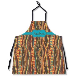 Tribal Ribbons Apron Without Pockets w/ Name or Text