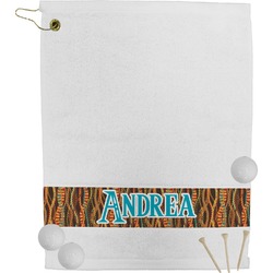 Tribal Ribbons Golf Bag Towel (Personalized)