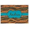 Tribal Ribbons Personalized Placemat (Back)