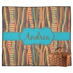Tribal Ribbons Outdoor Picnic Blanket (Personalized)