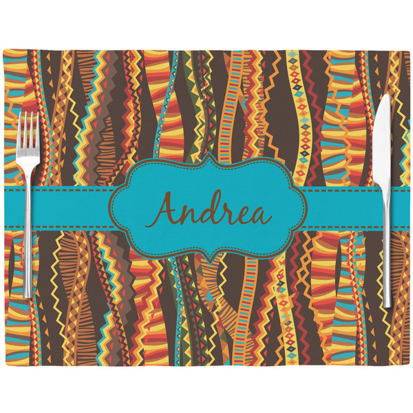 Tribal Ribbons Placemat with Props