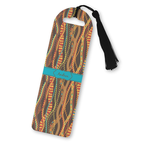 Custom Tribal Ribbons Plastic Bookmark (Personalized)