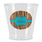 Tribal Ribbons Plastic Shot Glass (Personalized)