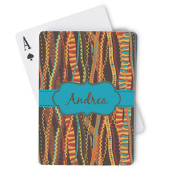 Tribal Ribbons Playing Cards (Personalized)