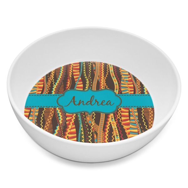 Custom Tribal Ribbons Melamine Bowl - 8 oz (Personalized)