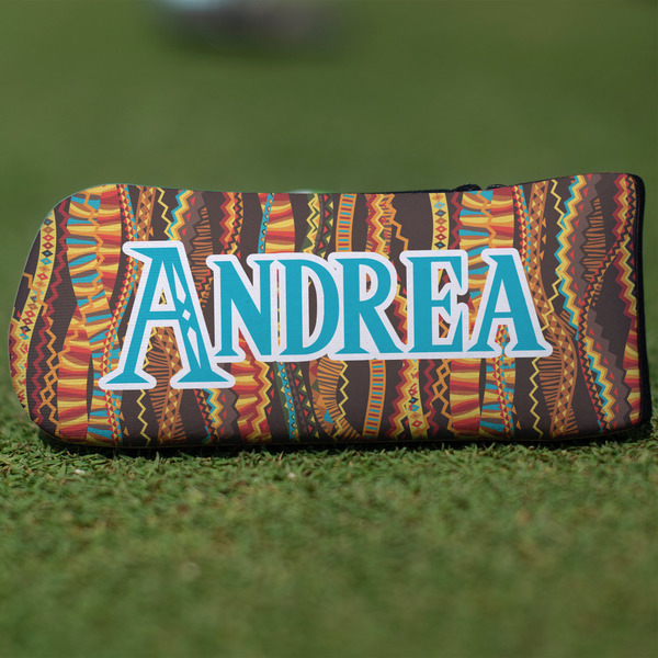 Custom Tribal Ribbons Blade Putter Cover (Personalized)