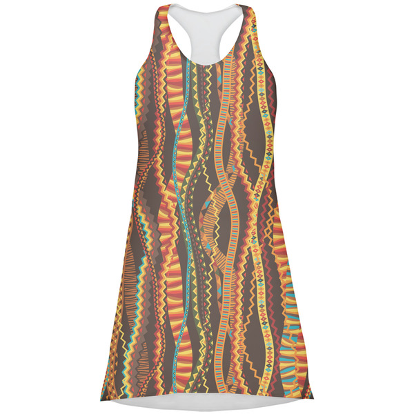 Custom Tribal Ribbons Racerback Dress - X Small