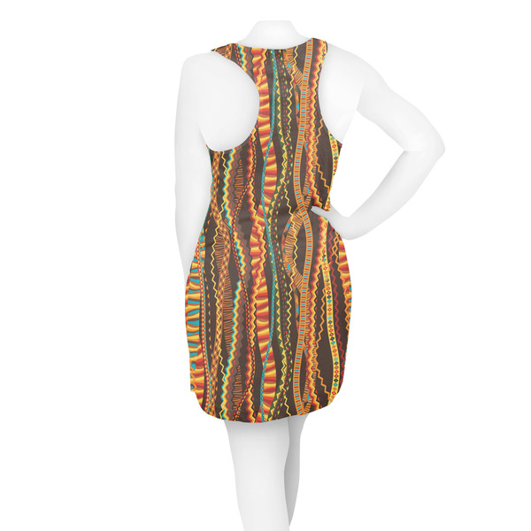 Tribal Ribbons Racerback Dress - On Model - Back