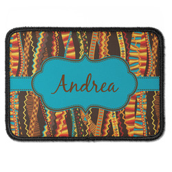 Tribal Ribbons Iron On Rectangle Patch w/ Name or Text