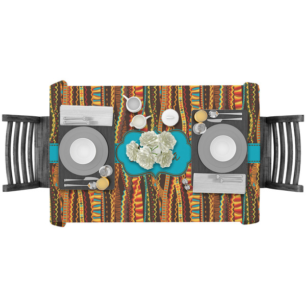 Tribal Ribbons Rectangular Tablecloths - LIFESTYLE