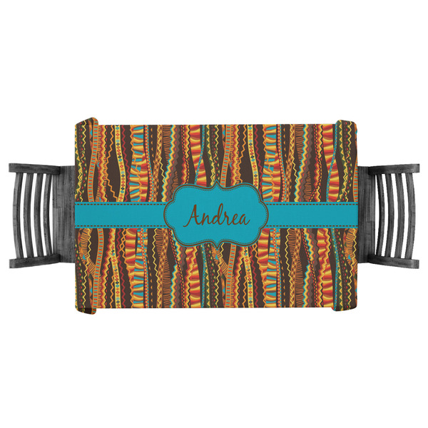 Custom Tribal Ribbons Tablecloth - 58"x58" (Personalized)