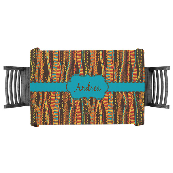 Custom Tribal Ribbons Tablecloth - 58"x58" (Personalized)