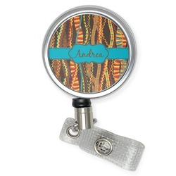 Tribal Ribbons Retractable Badge Reel (Personalized)