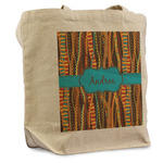 Tribal Ribbons Reusable Cotton Grocery Bag - Single (Personalized)