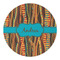 Tribal Ribbons Round Paper Coaster - Approval