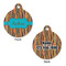 Tribal Ribbons Round Pet ID Tag - Large - Approval